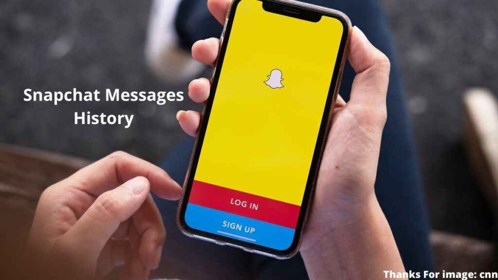 Snapchat messages history