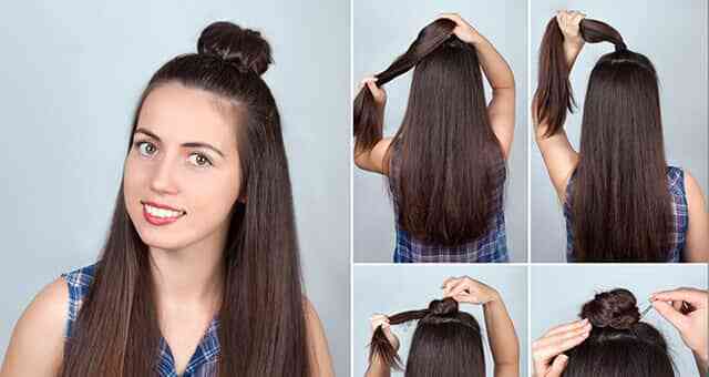 How To Achieve Perfect Half Bun