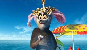 King Julien XIII funny looking cartoon character