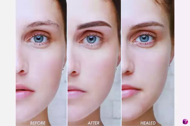 Microblading Benefits - Before, After and Healed