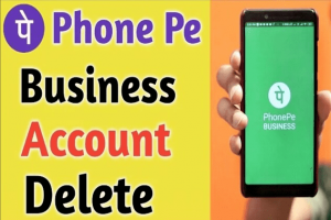 How to delete phonepe business account