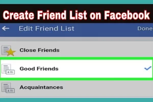 How to create mutual friends list on Facebook