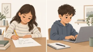 Typing vs Cursive A Direct Comparison